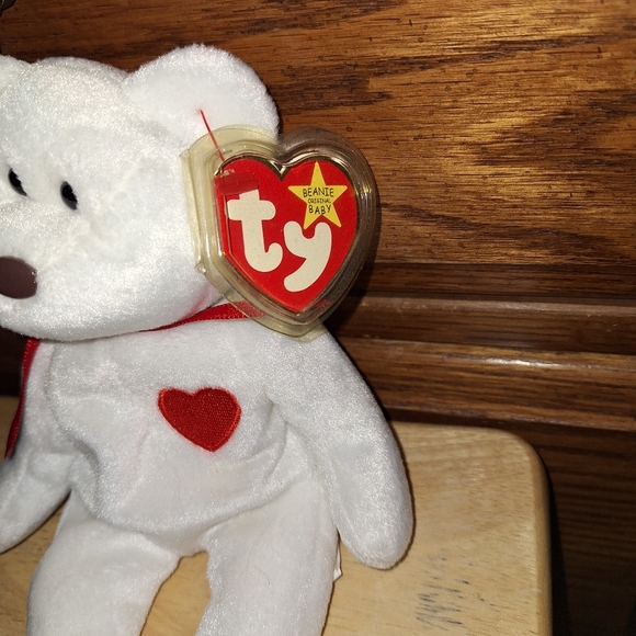 Vintage 1994 Valentine's Day TY Beanie Baby Valentino - Picture 2 of 4